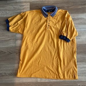 Short sleeve button down polo